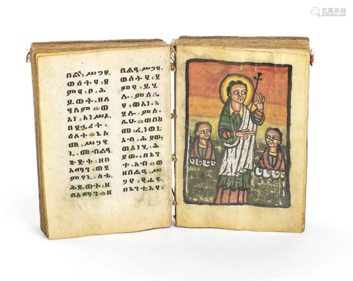 A COPTIC CHRISTIAN GE'EZ MANUSCRIPT Ethiopia, 19th