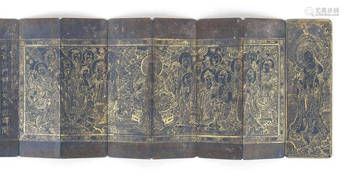 A BUDDHIST MANUSCRIPT WITH THE INQUIRY OF KING UDAY…