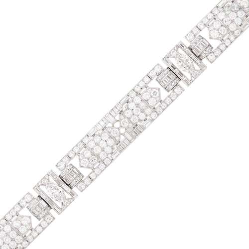 Platinum and Diamond Bracelet