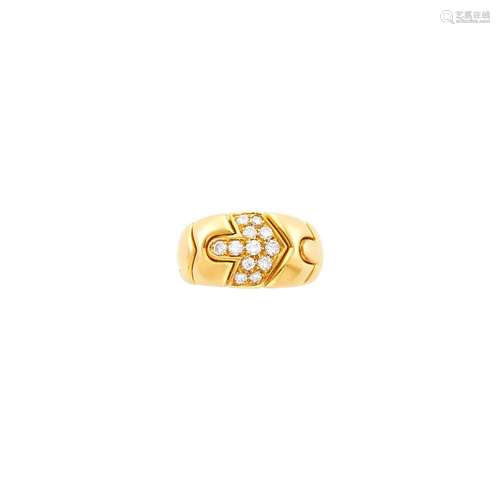 Bulgari Gold and Diamond Ring