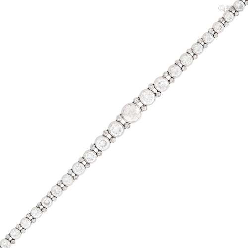 Platinum and Diamond Bracelet