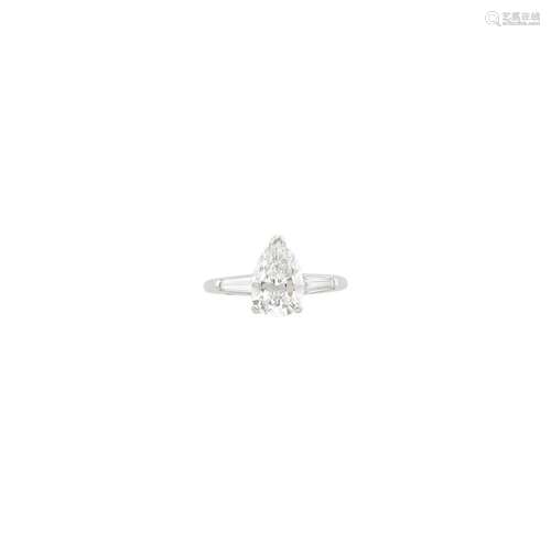 Platinum and Diamond Ring