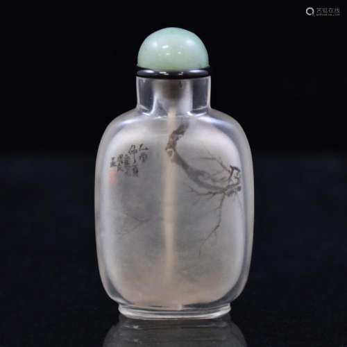 ZHOULEYUAN INNER PAINTING SNUFF BOTTLE