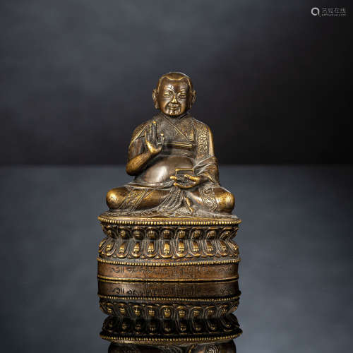 Bronze des Pandita Kongtön Wangchuk Drupa