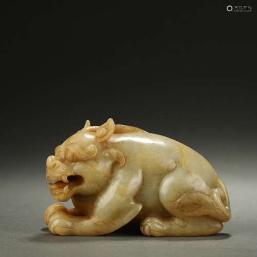 MING DYNASTY,JADE CARVING OF 