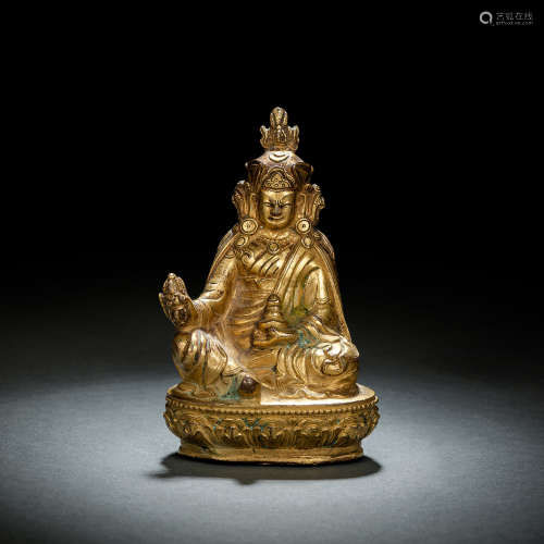 Feuervergoldete Bronze des Padmasmabhava