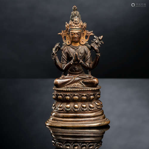 Bronze des Sadaksharilokeshvara