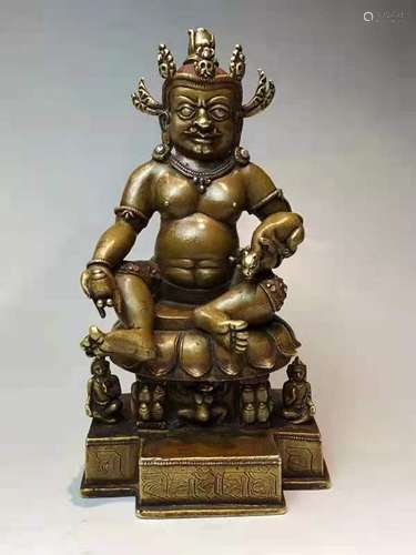 A BRONZE ALLOY FIGURE OF BUDDHA