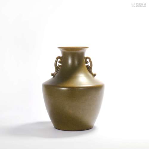 A Teadust-Glazed Double-Eared Vase