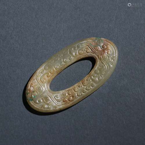 An Archaistic Jade Pendant