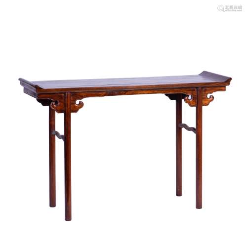 A HUANGHUALI ALTAR TABLE, QIAOTOUAN (Y)
