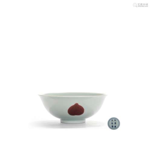 An Underglaze-Red Sanduo Bowl