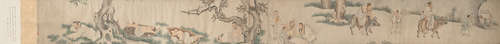 Betrunkene Gelehrte im Stil von Qiu Ying (ca.1494-1552)