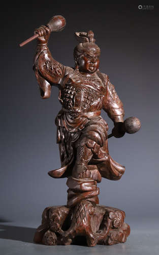 ZITAN WOOD FIGURE STATUE