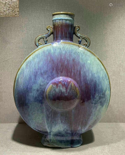 DAQINGQIANLONGNIANZHI MARK KLIN GLAZE VASE