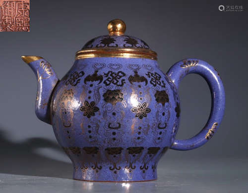 KANGXIYUZHI MARK ZISHA TEA POT