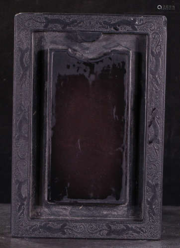 INK SLAB CARVED WITH BEAST