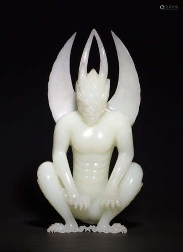 HETIAN JADE BEAST PENDANT