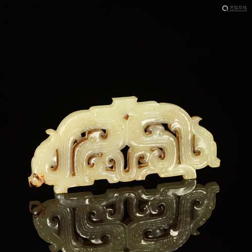 WARRING STATES PERIOD,A FINE JADE PENDANT