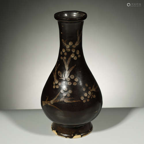 SONG DYNASTY,A FINE BLACK GLAZED VASE