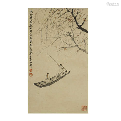 FU BAOSHI,CHINESE PAINTING AND CALLIGRAPHY