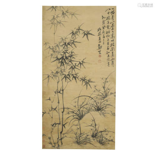 ZHENG BANQIAO,CHINESE PAINTING AND CALLIGRAPHY