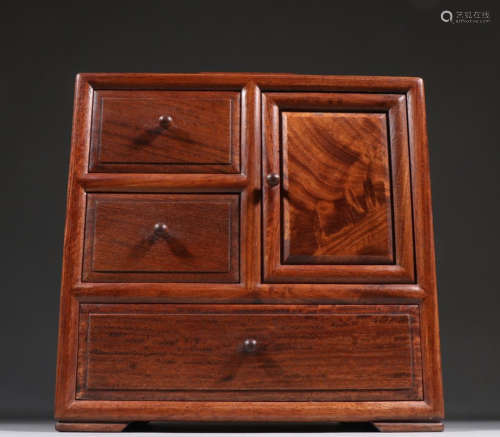 HUALI WOOD CARVED CABINET