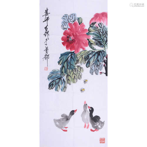 花鸟  娄师白