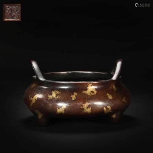 Tracing Golden Censer from Ming