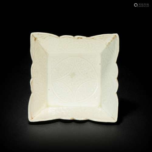 Ding Kiln Squared Plate from Song