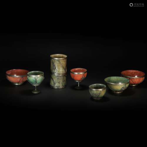 A Set of Cups from 18th Century