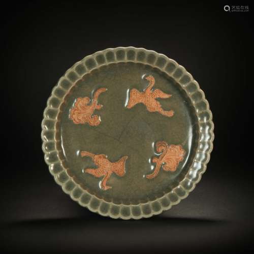 LongQuan Kiln Flower Plate from Song