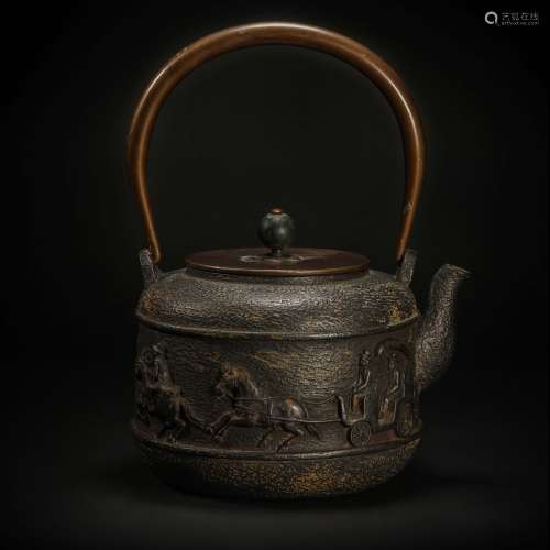 Iron Teapot from Qing
