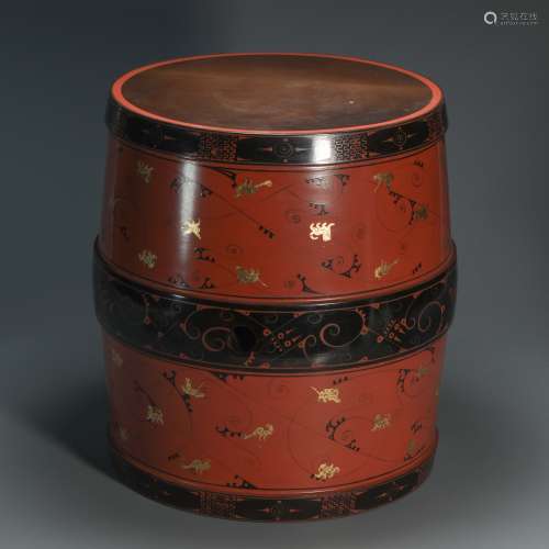 Lacquerware drum from Han