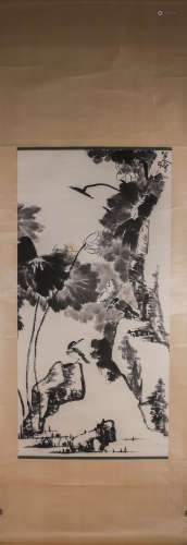 A Chinese bird-and-flower painting, Zhuda mark