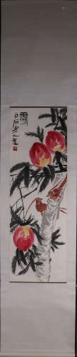 A Chinese bird-and-flower painting, Qi Baishi