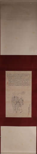 A Chinese line drawing
