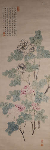 A Chinese flower-and-plant painting