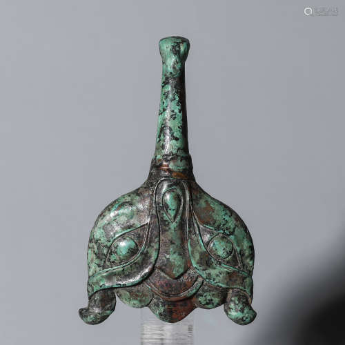 A taotie patterned bronze hook