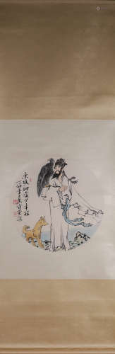 A Chinese figure painting, Fanzeng mark