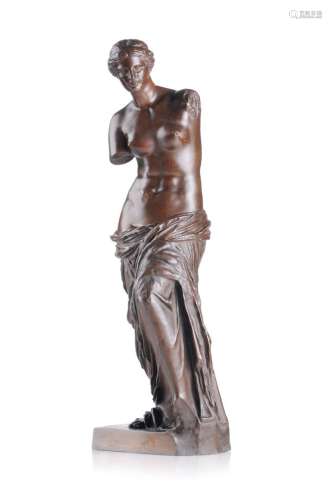 Venus von Milo (Aphrodite von Melos). 19./20. Jh.Bronze, hoh...