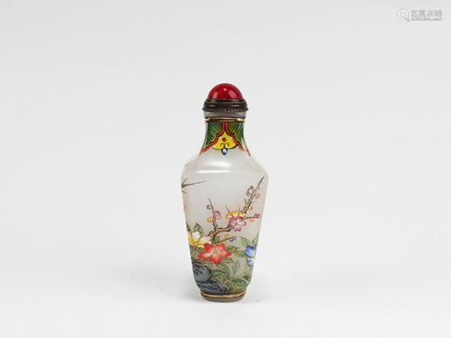 A Peking Glass Snuff Bottle