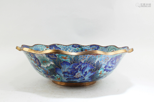 A Large Cloisonne Bowl