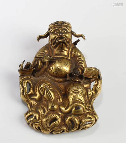 Antique Chinese Gilt Bronze Ornament