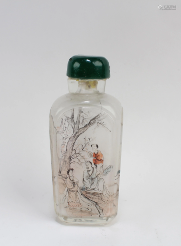 Antique Peking Glass Snuff Bottle
