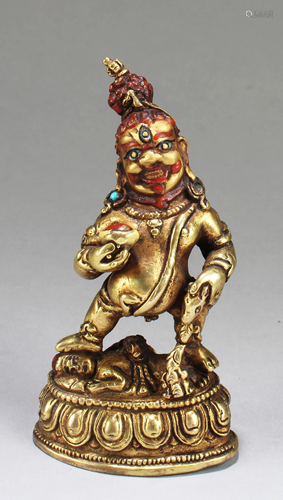 15th Century Chinese Gilt Bodhisattva Buddha Statue