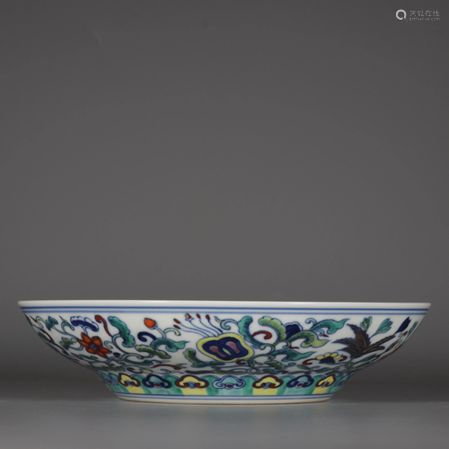 Chinese Doucai Plate