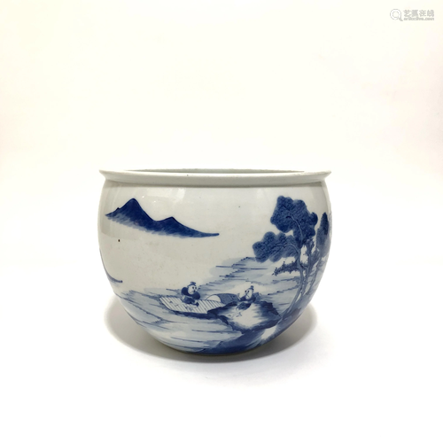 Blue and White Jar