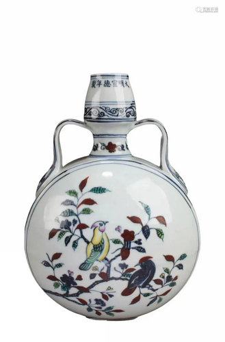 Chinese Porcelain MoonFlask Vase