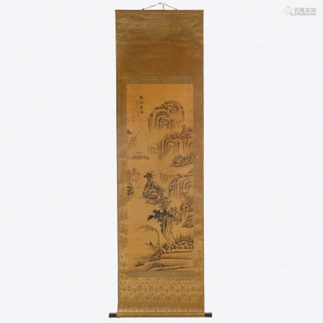 A Chinese scroll